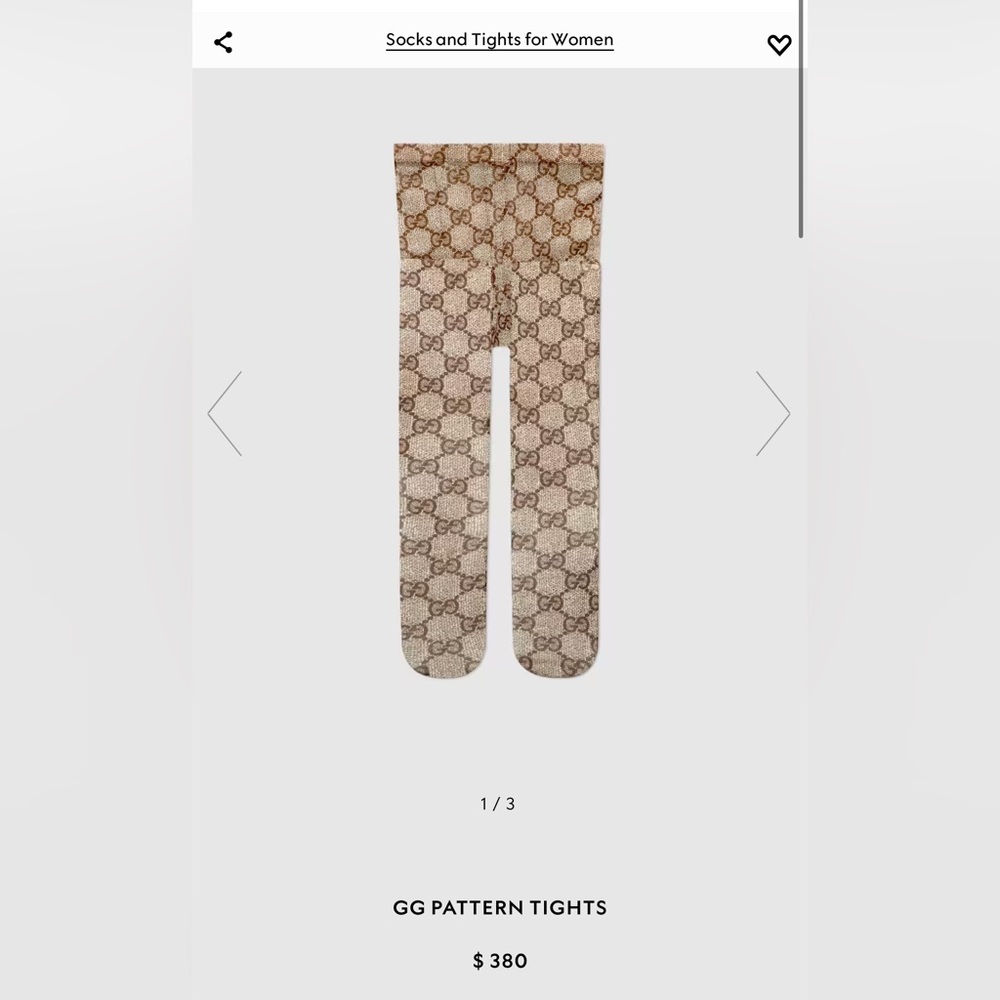 Gucci tights ! Authentic !